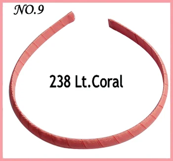 

free shipping Newest 45pcs popular ribbon wrapped headbands fashion girl hard headbands mix color headbands