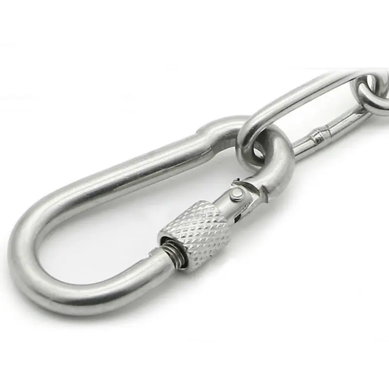 lpyfgtp Mousqueton de sécurité en Acier Inoxydable Fixation Rapide à Gauche lpyfgtp Mousqueton de sécurité en Acier Inoxydable Fixation Rapide à Gauche