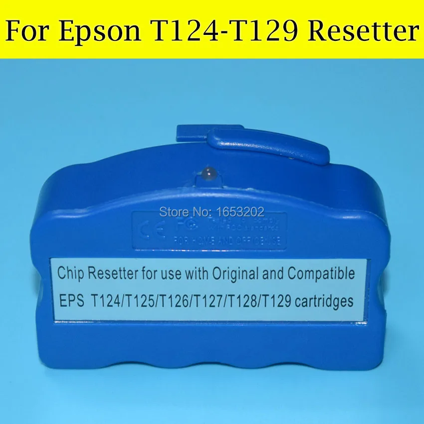 1 Pz Chip Resetter Per Epson T124 T125 T126 T127 T128 T129 Cartuccia Di Inchiostro