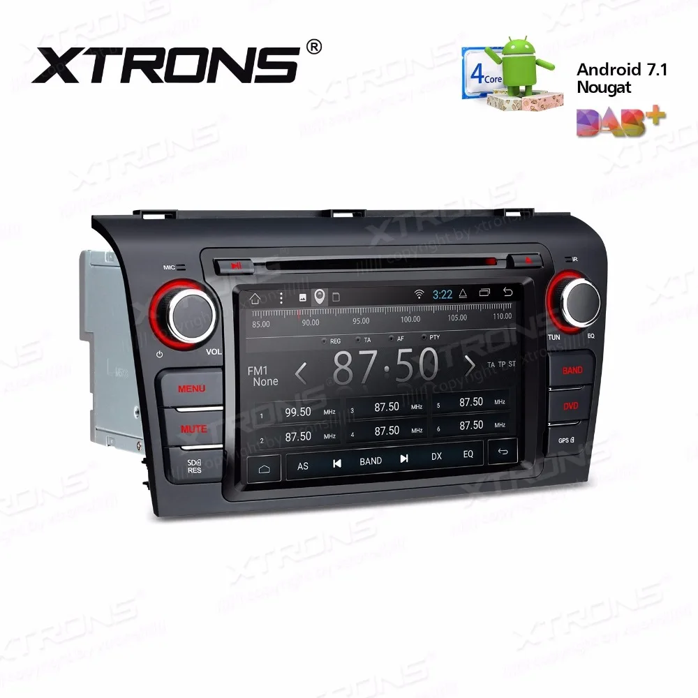 7 &quotРадио четырехъядерный ОС Android 1 nougat автомобильный DVD для Mazda 3 2004 2009 с полным