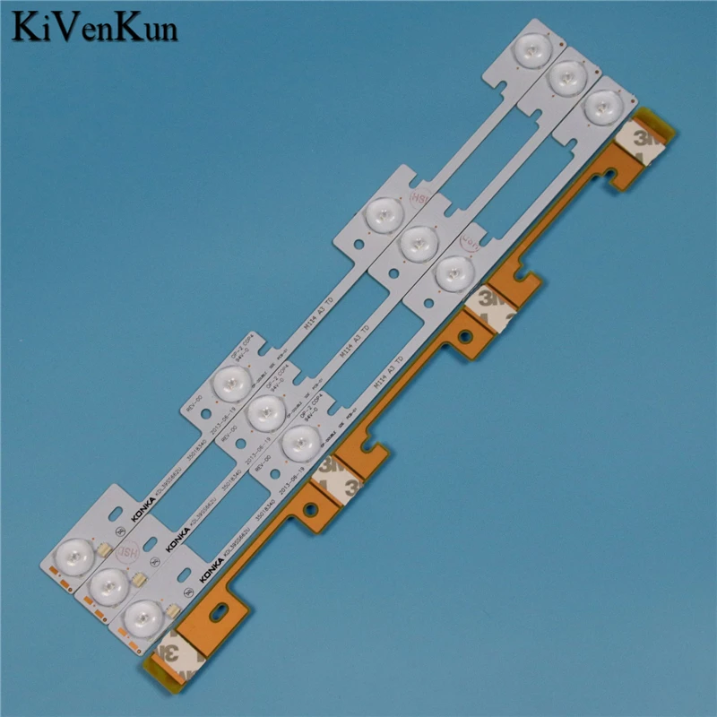 4 лампы 326 мм светодиодный Подсветка полосы для KONKA 35018339 35018340 35019864 KDL39SS662U KDL40SS662U световые балки Тира телевизионный объектив светодиодный полосы