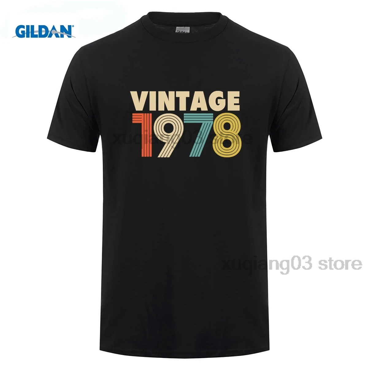 Mannen рубашки Винтаж 1978 режим 40th Verjaardagscadeau T 80 s Bedrukte Футболка мужская плюс Размеры
