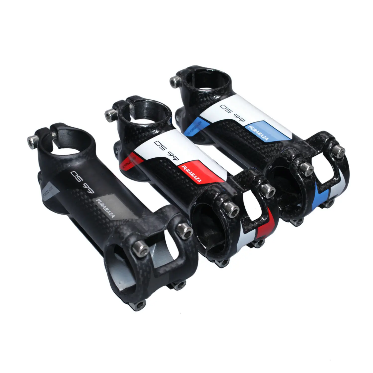 

EC90 Bicycle Riser Rod Stem Bicycle Ultra-light Carbon Fiber Road/Mountain Bike Stem Handlebar 28.6*31.8mm 6degree