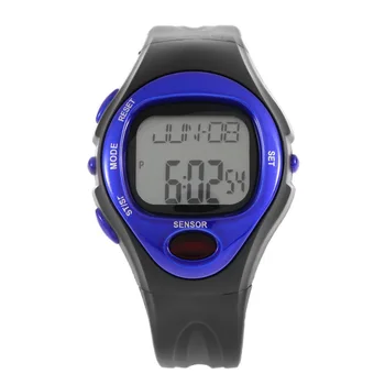 Pulse Heart Rate Monitor Calories Counter Fitness Watch Time Stop Watch Alarm Digital Watch Reloj Men Women 2017 Wholesale fashion watches fitness 3d pedometer calories counter sport clock pulse heart rate monitor wholesalef3