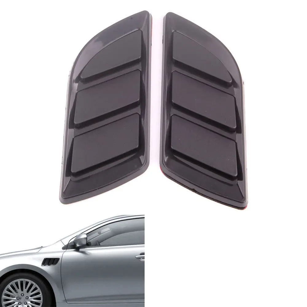 

Side Fender Exterior Decorative Chrome Air Intake Vent Air Flow Grille For BENZ C300 458 Spider FF C250 C300 C350 C63 AMG