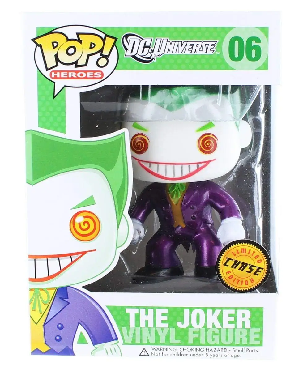 Металлический Чейз официальный Funko pop герои: Джокер виниловая экшн фигурка