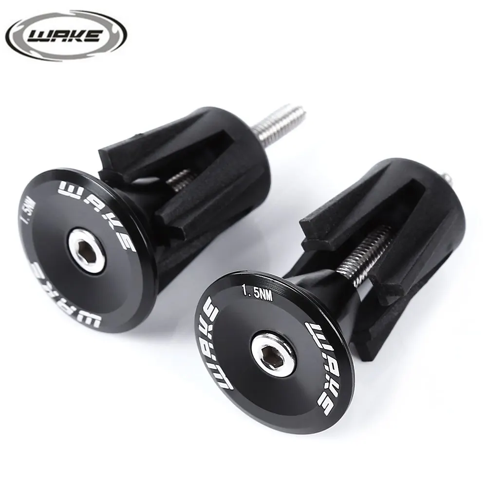 WAKE Bicycle Handlebar Plugs Aluminum Alloy Mountain Bike Handlebar