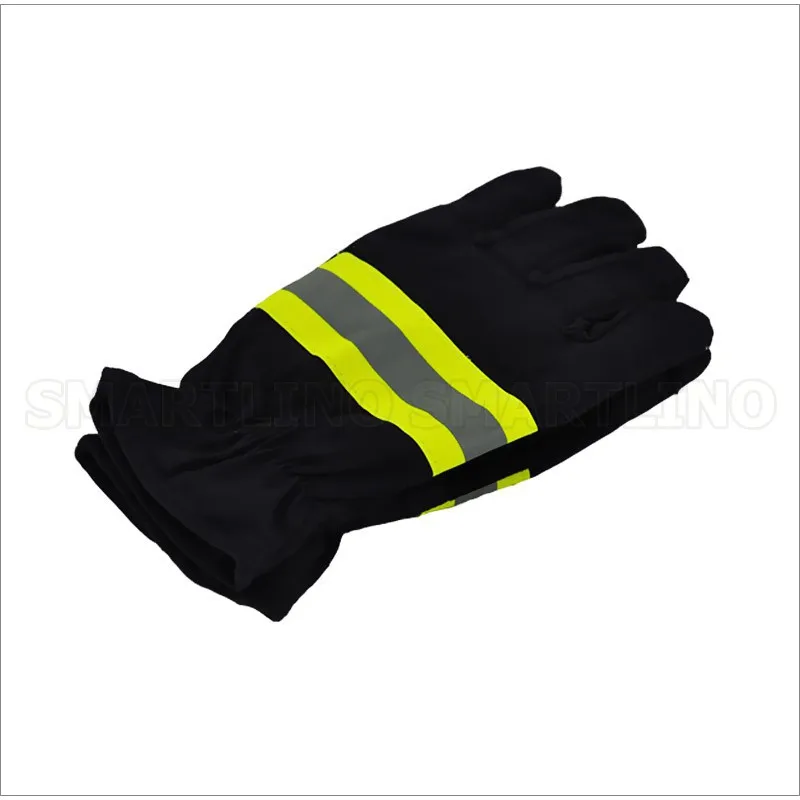 Оранжевый тепла и Огнестойкие Рабочие перчатки ручной защитный очиститель пожарный движения 3M светоотражающие защитные перчатки