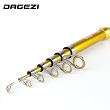 DAGEZI углеродного волокна 2,1/2,4/2,7/3,0/3,6 м телескопическая удочка Рок Удочки для рыбалки в море удочки рыболовные снасти