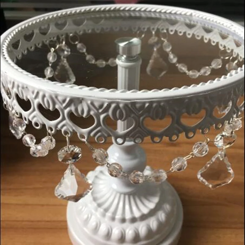 

2016 New arrive cake stand/cake tray for wedding decoration heart 8 inches
