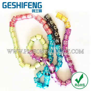

100pcs 4mm bird foot ring, aluminium ring