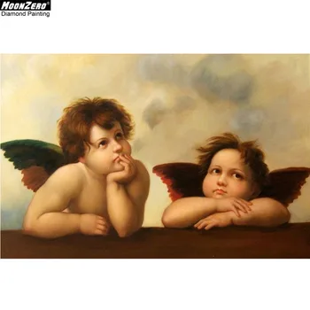 

Diy 5D Diamond Painting Full Mosaic Square Round Drill Cross Stitch Kits Diamond Embroidery Angel Baby Home Decorative