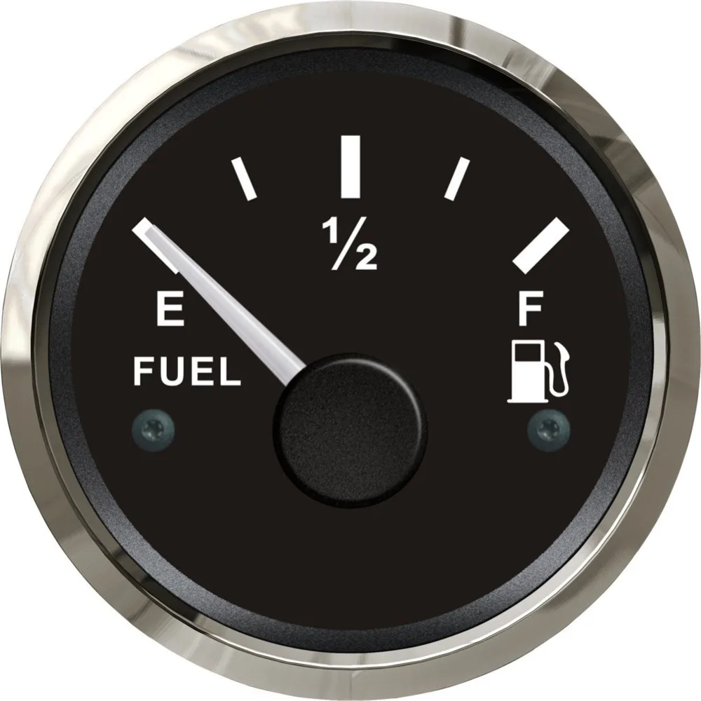 1pc 52mm Pointer Fuel Level Gauges 0 190ohm Fuel Level Meters 240 33ohm