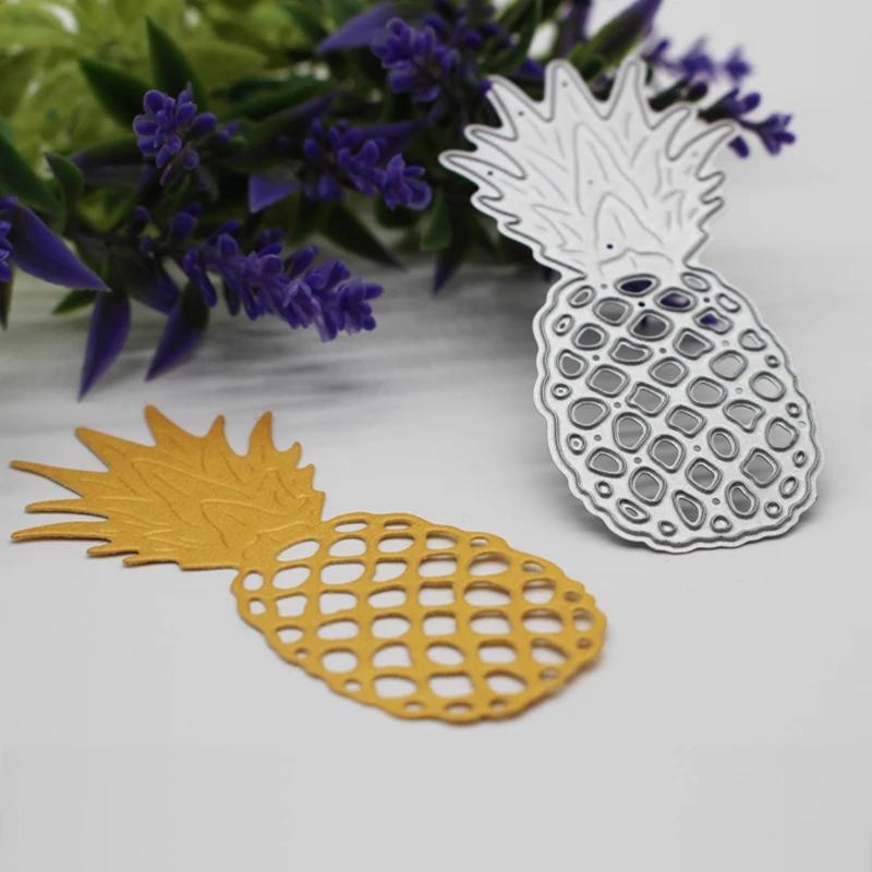 

2019 New Arrival Beautiful Pineapple Cutting Dies Stencil DIY Scrapbook Embossing Decorative Paper Card Craft Template 42x82mm