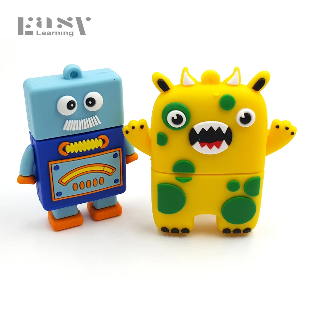Cartoon Pig Pen Drive 4GB 8GB 16GB 32GB 64GB For Minions Zoo Animals USB Flash Drives Pendrive Toys Gifts