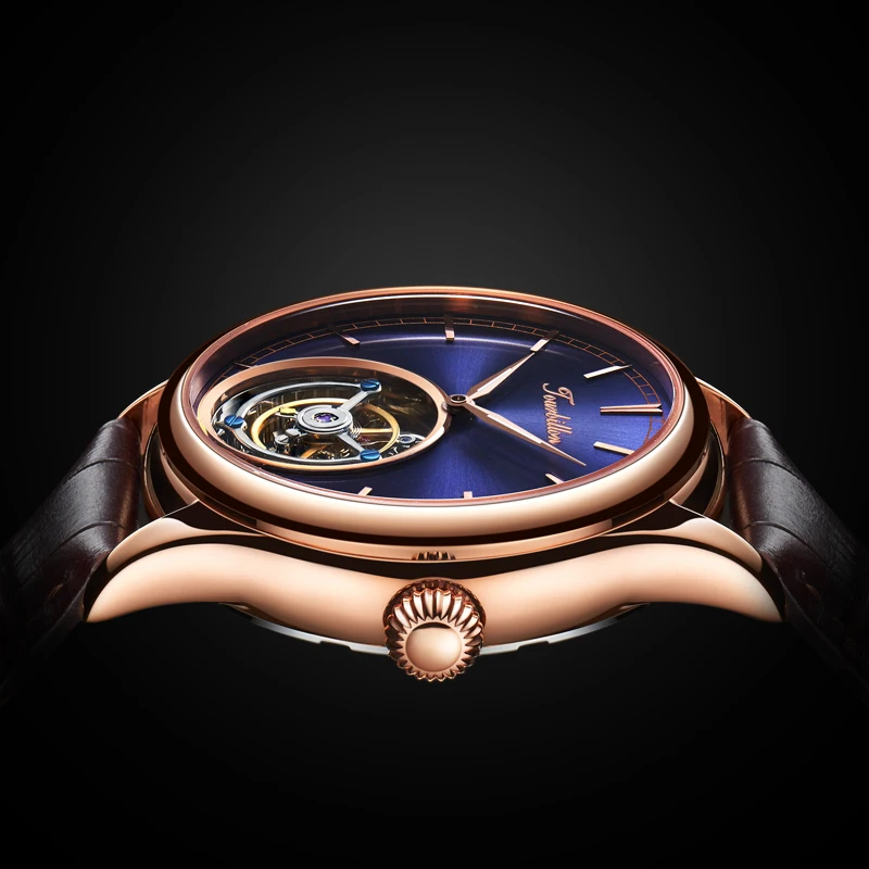 Настоящие Tourbillon, мужские часы, Копейка, механические часы, Топ бренд, роскошные Tourbillon, для мужчин, t, мужские часы, montre homme, 7005G