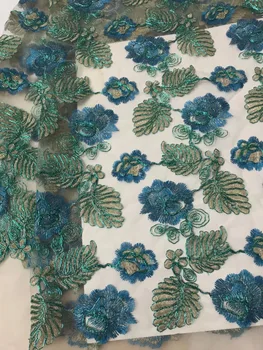 

Latest Fashion Nigerian French Lace Fabric Fashion African Tulle Mesh Fabric For Wedding African Lace Material TS6271