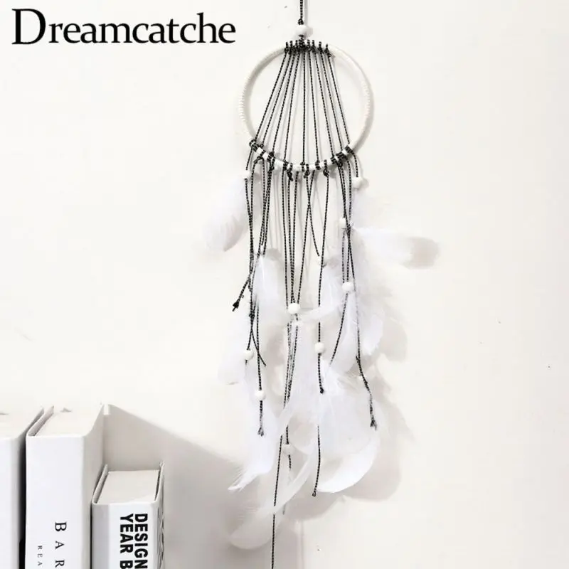 Us 3 28 25 Off Peacock Feather Color Dreamcatcher Wind Chime For Bedroom Decor Wall Hanging Decor For A Sweet Dream Feather Gift For Kids Gifts In