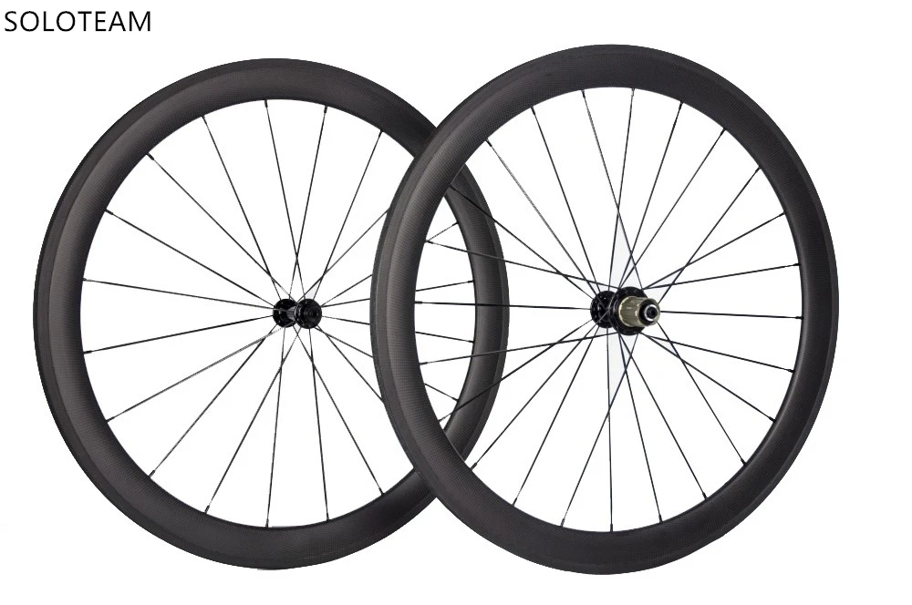 

Any brand 45mm Clincher carbon wheels 700C road bike full carbon wheelset 45mm bicycle wheels