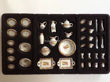 1:12 Cute MINI Dollhouse Miniature kitchen white china ceramic floral tea & dinnerware set 40 pcs
1:12 Cute MINI Dollhouse Miniature kitchen white china ceramic floral tea & dinnerware set 40 pcs