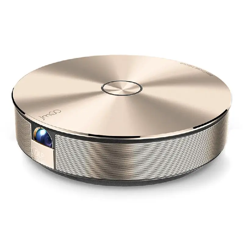 

JmGO G1S DLP Projector 3D 1080p Smart Home Theater 1080P Projector 300' Hi-Fi Bluetooth Android 4.3 WIFI Projector Gold