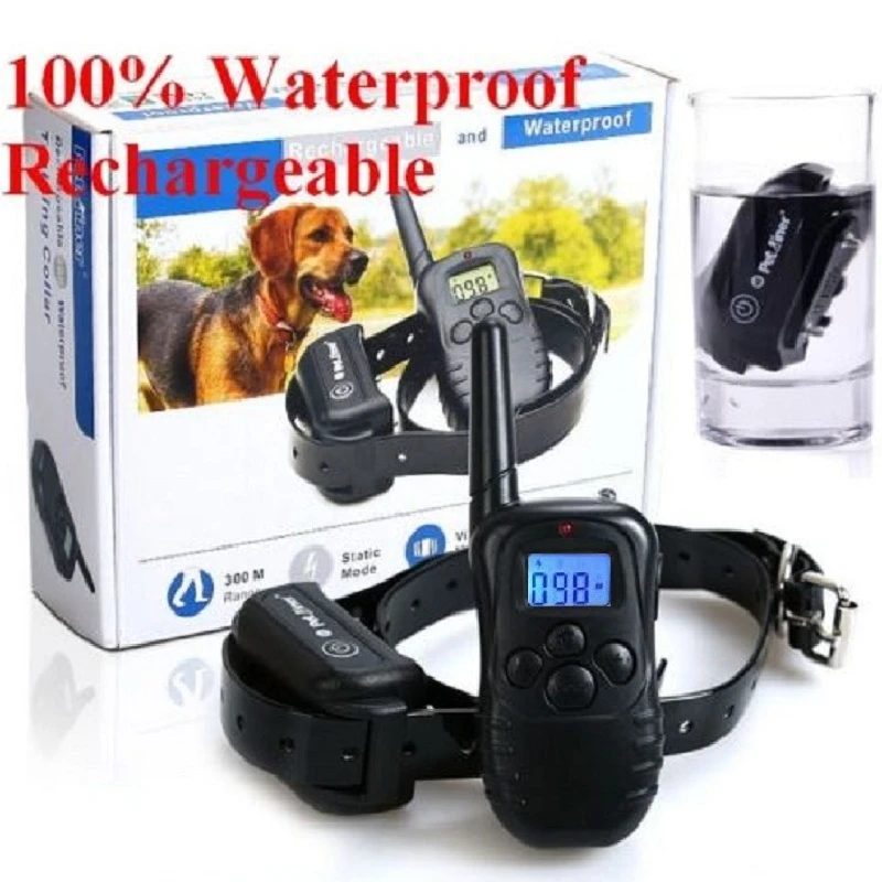 Petrainer Pet998db Rechargeable Waterproof Remote Pet Dog Trainer ...