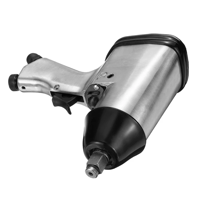 1/2″Drive Heavy Duty Pneumatic Air Impact Wrench Tool For Car Wheel Repairing Die Cast Aluminum High Torque Low Noise 4CFM@90PSI