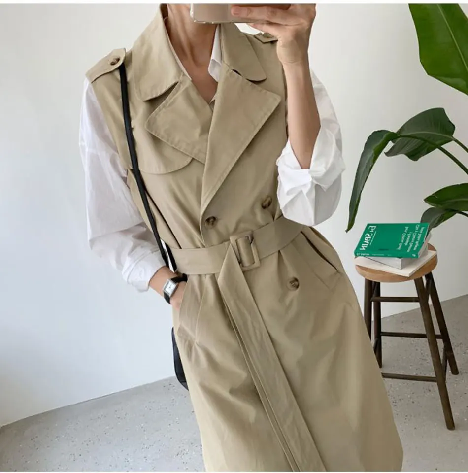 Trench vest womens Clearance