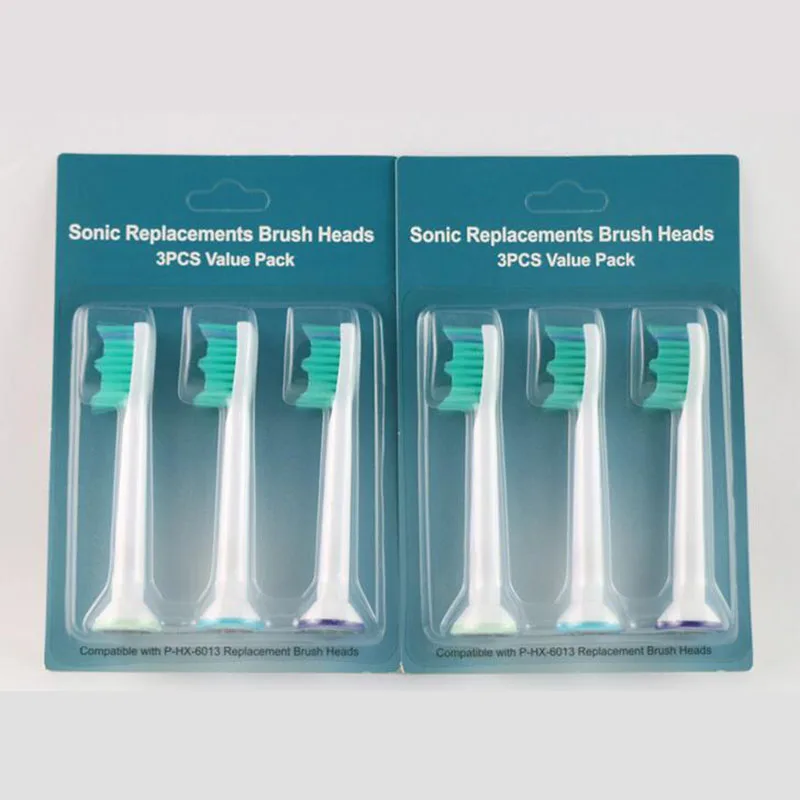 

300PCS Electric Sonic Teeth Brush Replacement For Philips Sonicare Toothbrush Heads Proresults Soft Bristles HX6013