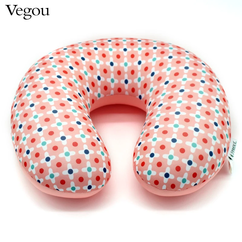 Vegou Brand Microbeads U Shaped Neck Pillow Airplane Travel Pillows