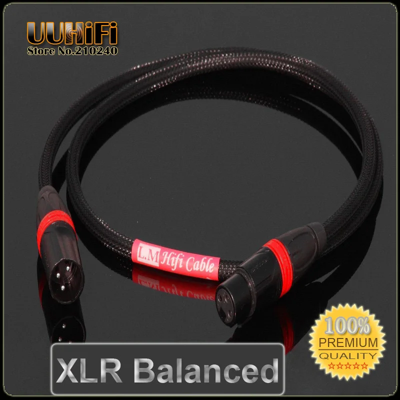 Hi-Fi мужской и женский сбалансированный кабель XLR US оригинальные профессиональные
