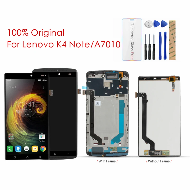 Оригинальный ЖК дисплей и рамка для Lenovo Vibe K4 Note сенсорный экран A7010a48 A7010 X3 Lite