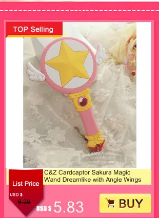 Ограниченный подарок Cardcaptor Sakura волшебная палочка Pu чехол для карт автобус держатель для карт розовый супер звезда Kawai повязка для волос подарок Креативный аниме игрушка