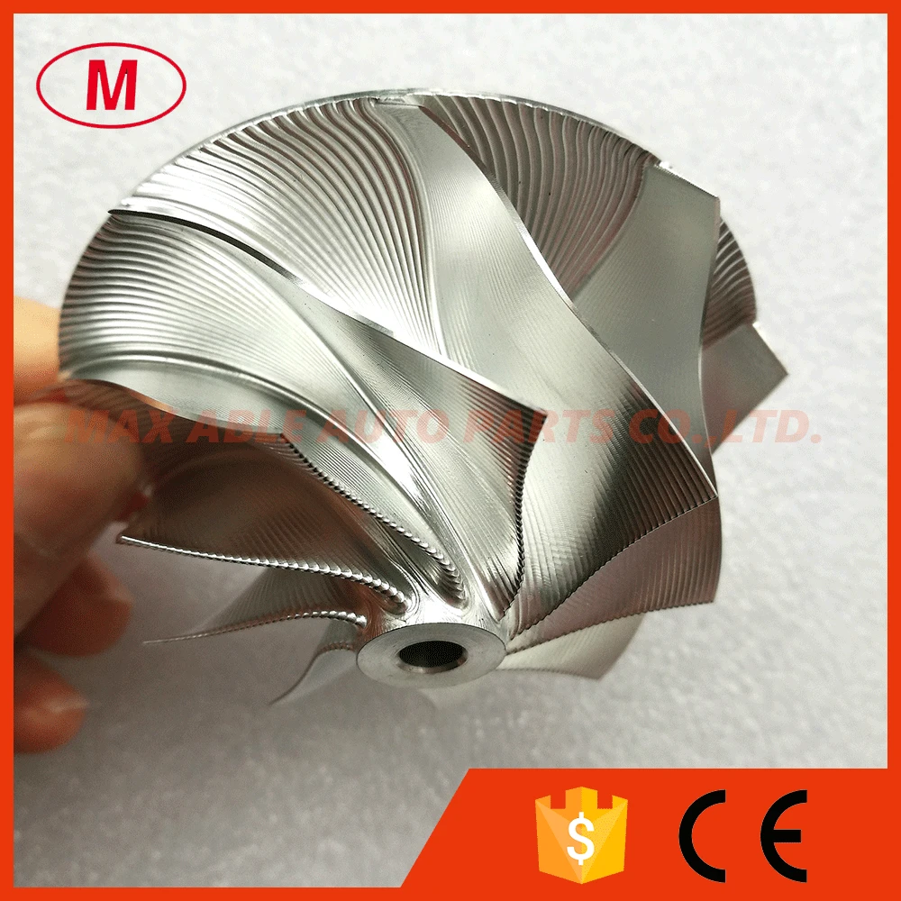 GT15-25 702549-0008HF V1 высокая Preformance Turbo Алюминий 2618/Пайонт фрезерные/Заготовки колеса компрессора 50,20/65,00 мм 9+ 0 лезвия