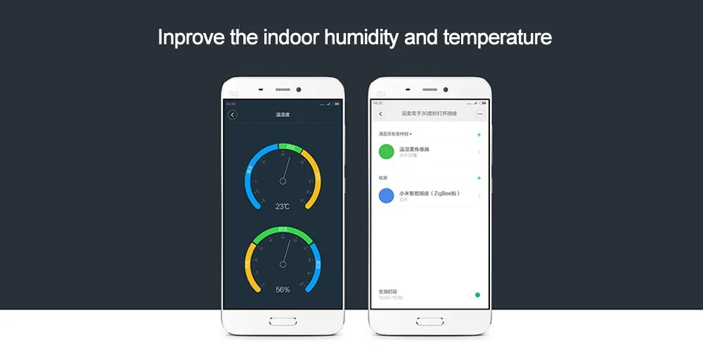 Xiaomi mi смарт-датчик температуры и Hu mi dity для детской комнаты, дома, офиса, работы с Android IOS mi home APP