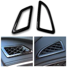 2 шт. автомобильный Стайлинг консоль кондиционер наклейка для вентиляционного отверстия кондиционер рамка Крышка отделка для Honda Civic 10th