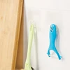 4pcs/lot Transparent Strong Selfadhesive Door Wall Hook Towel Mop Handbag Holder Hooks Kitchen Bathroom Accessories , ► Photo 2/6