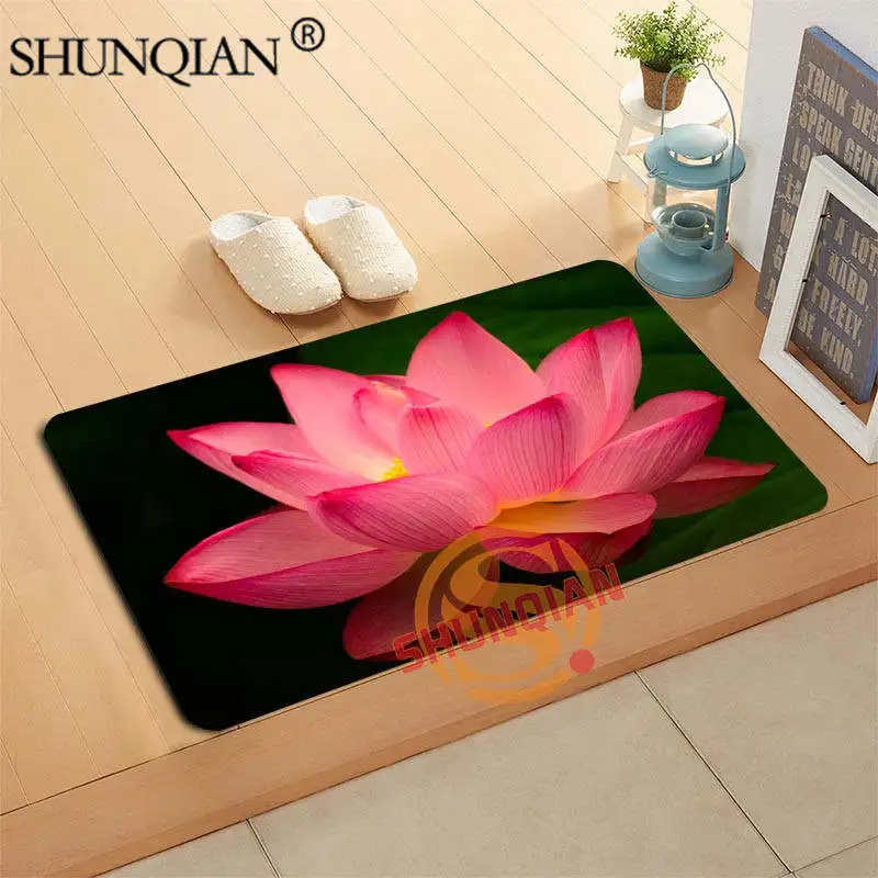 Lotus Flower Doormat Custom Your Mats Print slip resistant Door Mat
