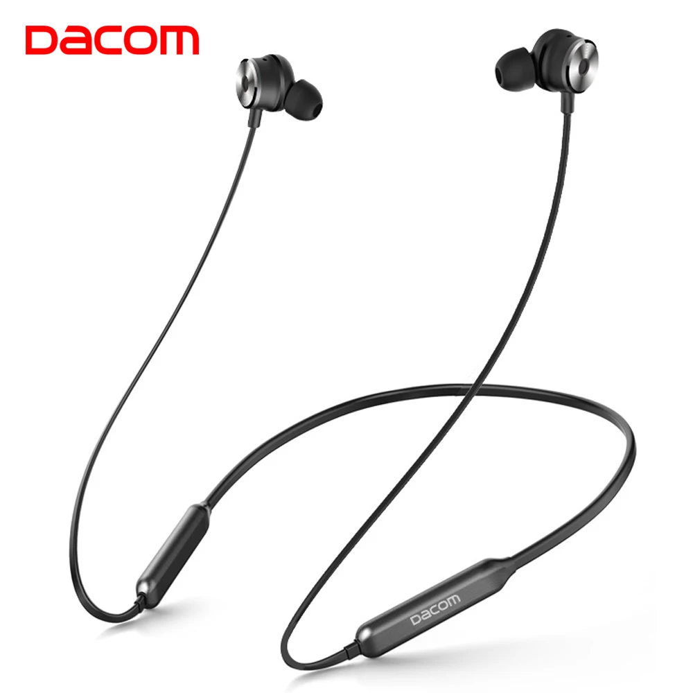 Dacom L10 активные Беспроводные наушники с шумоподавлением Bluetooth наушники V4.2 Спортивные Беспроводные наушники с шейным ремешком музыкальные наушники Auriculare