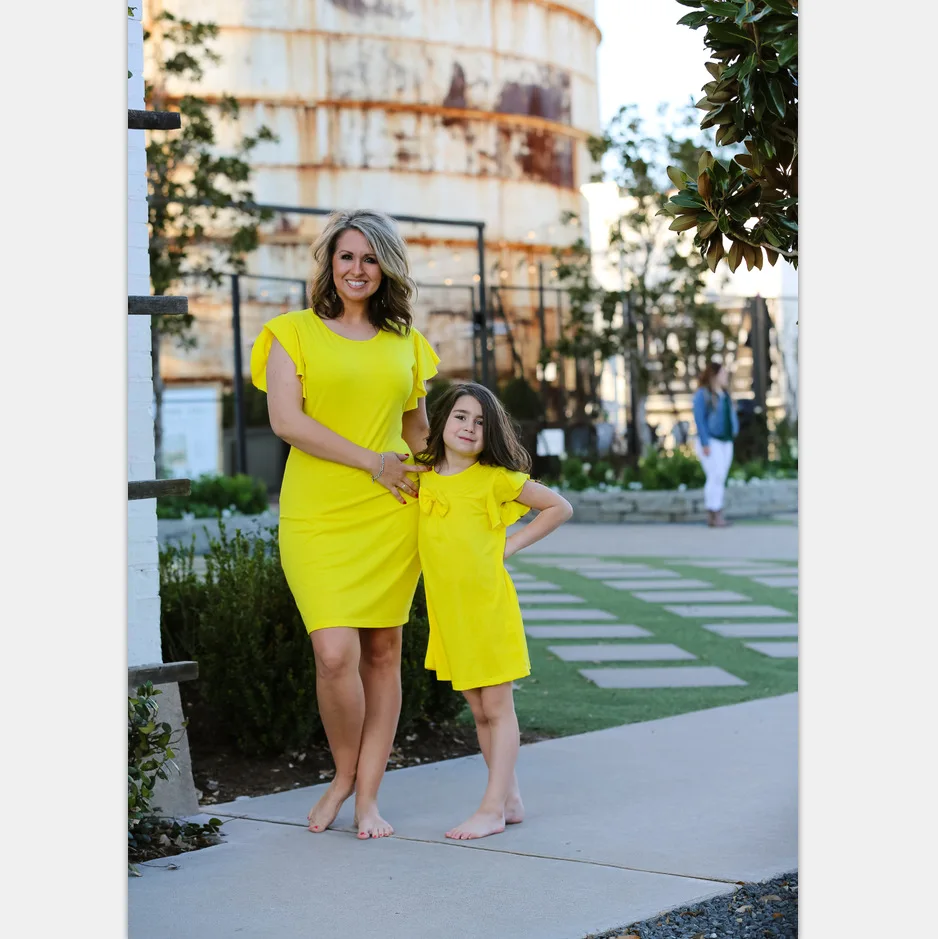 

mother and daughter dress fashion matching outfits family look big sister dresses baby boho girl boss clothes boutique 2019