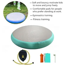 Мятный зеленый великая речная горка круглая надувная воздушная точка dia70cmxthick10cm