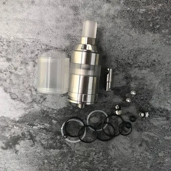 

YFTK KA V8 Style RTA 22mm 2.8ml Rebuildable Tank Silver Sinle Coil 316 Stainless Steel Atomizer