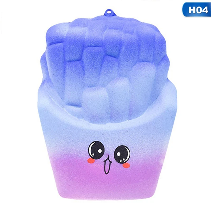 Модные милые Kawaii мягкие фри крем ароматизированные для сжимания медленно распрямляющаяся декомпрессия забавные игрушки для взрослых детей - Цвет: 4