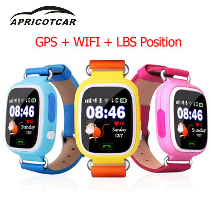 NEW GPS Trackers Intelligent Russian English 1.22 Inch Color WIFI Touch