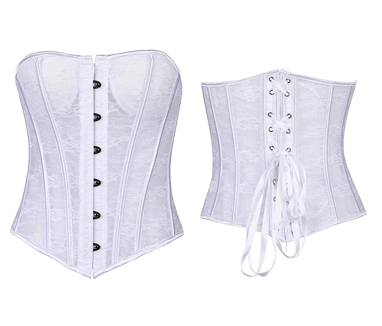Female Sexy Lingerie Corsets Erotic Corsage Tight Lacing Up Bustier Top