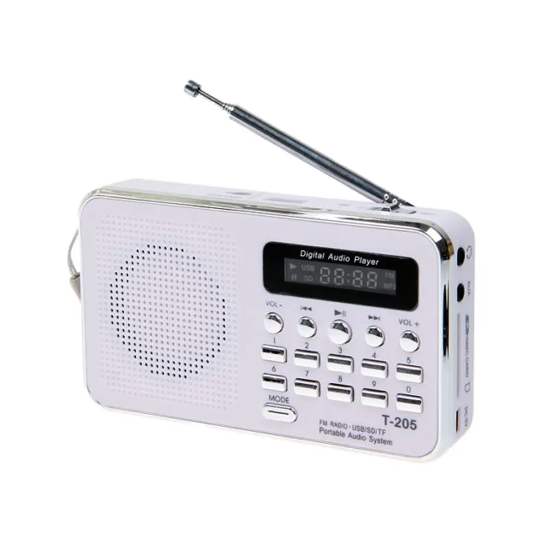 Top Deals Portable Stereo Mini Speaker Digital FM Radio for Mobile Phone Tablet Laptop PC | Электроника