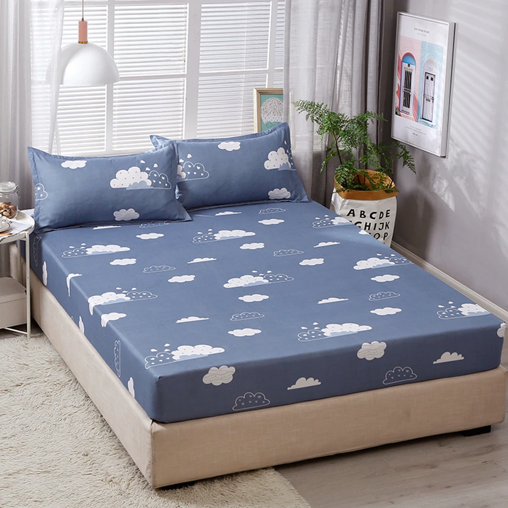 Plant New Printing Bed Mattress Cover Waterproof Mattress