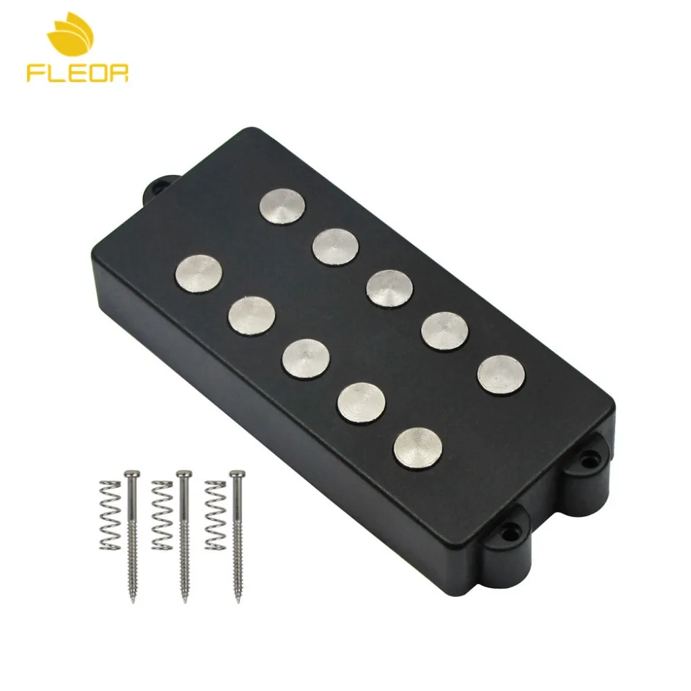 FLEOR Open 5 String Bass Guitar Pickup Double Coil Humbucker Pickup