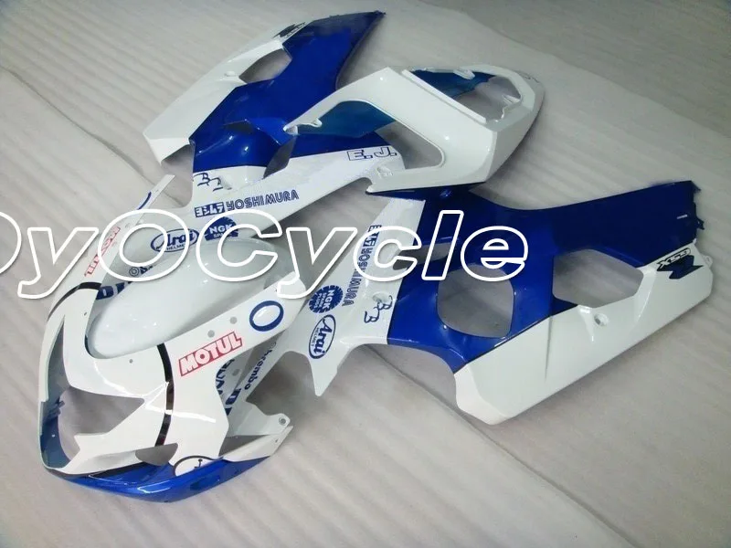 

For 04-05 Suzuki GSXR600 GSXR750 K4 GSXR 600 750 Injection Motorcycle ABS Fairing Bodywork Kit 2004 2005 White Blue
