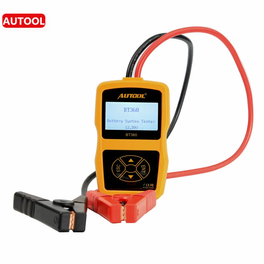 

AUTOOL Original BT360 Car Battery Tester 12.30V Automotive Auto with Portable Design BT360 Analysis Scanner Better Than BST100